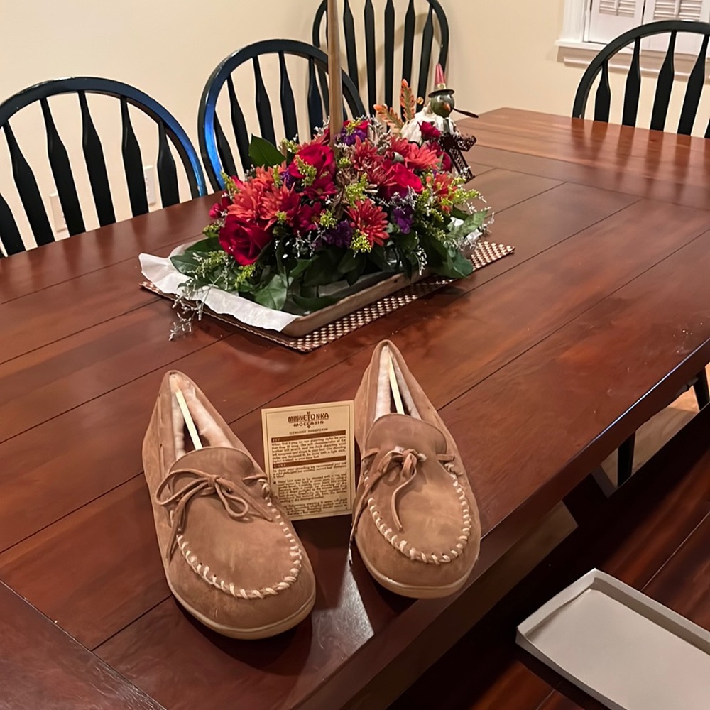 Minnetonka Men’s Moccasin’s. Brand new size 15